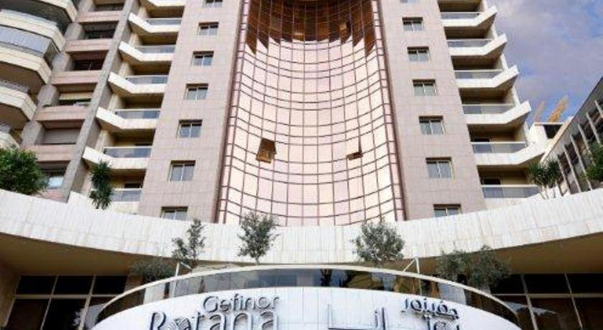Gefinor Rotana - Beirut Hotel Exterior photo The hotel's entrance