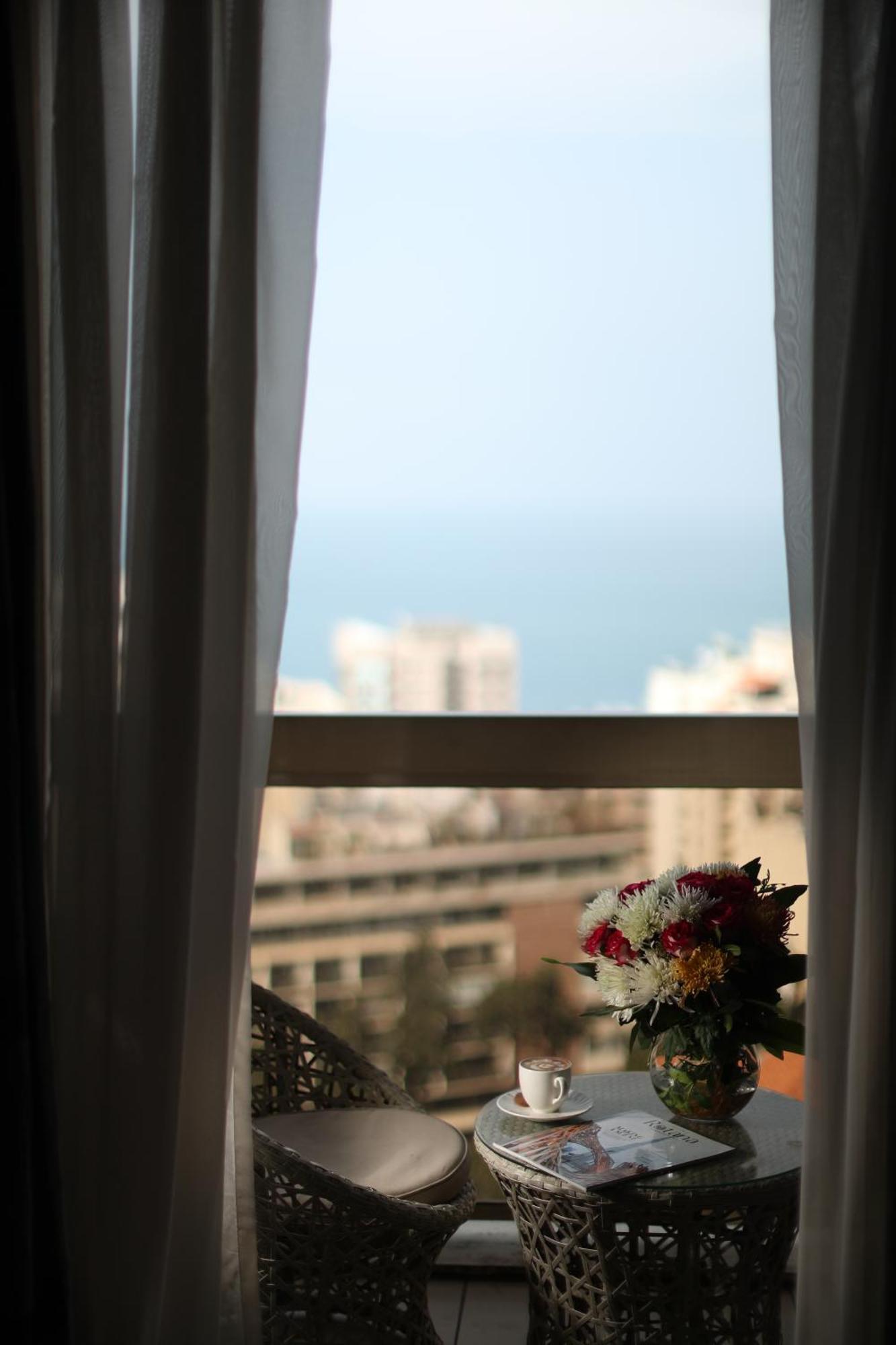 Gefinor Rotana - Beirut Hotel Exterior photo View from the window of a room at the hotel